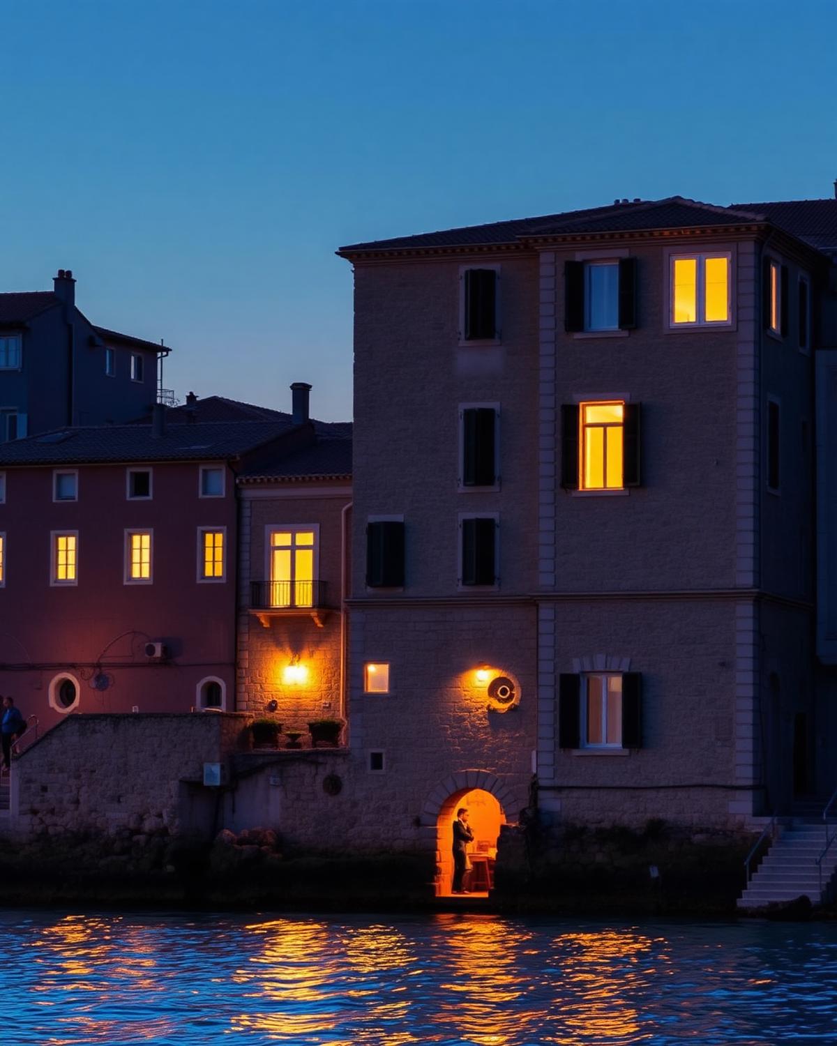 Historic sea-edge palazzo on Ortigia island, Syracuse
